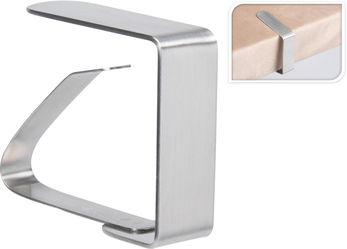 TAFELKLEEDKLEMMEN RVS 4 STUKS - 8719987476440 - 501360