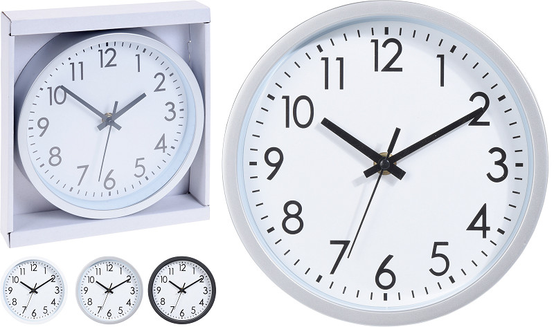 WANDKLOK 20 CM 3 ASSORTI KLEUR - 8719987477430 - 523508