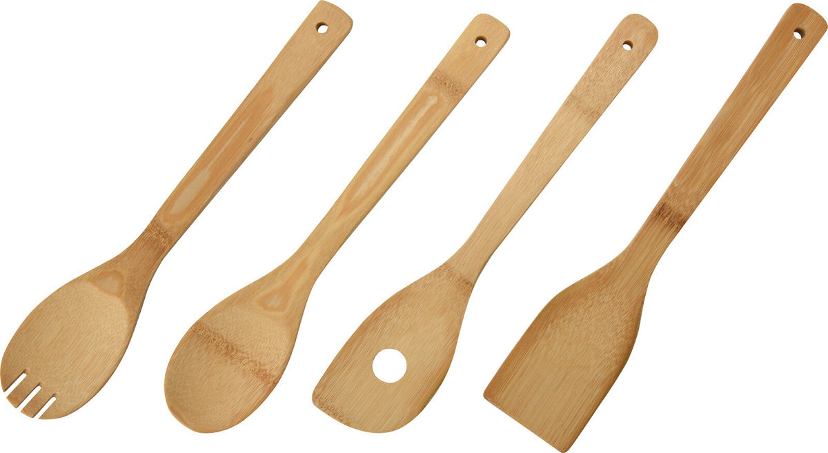 KEUKENGEREEDSCHAP BAMBOE 4 DELIG - 8719987860126 - 526893