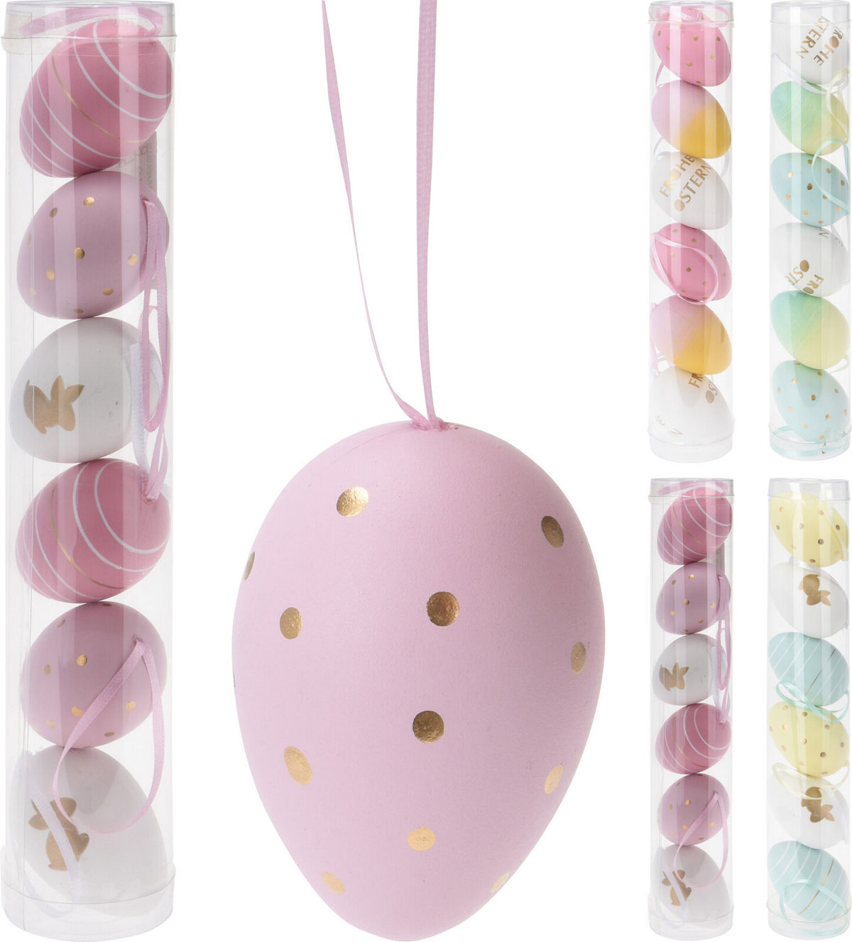 PAAS EITJES 6 CM 6 STUKS 4 ASSORTI - 8720573156424 - 531295