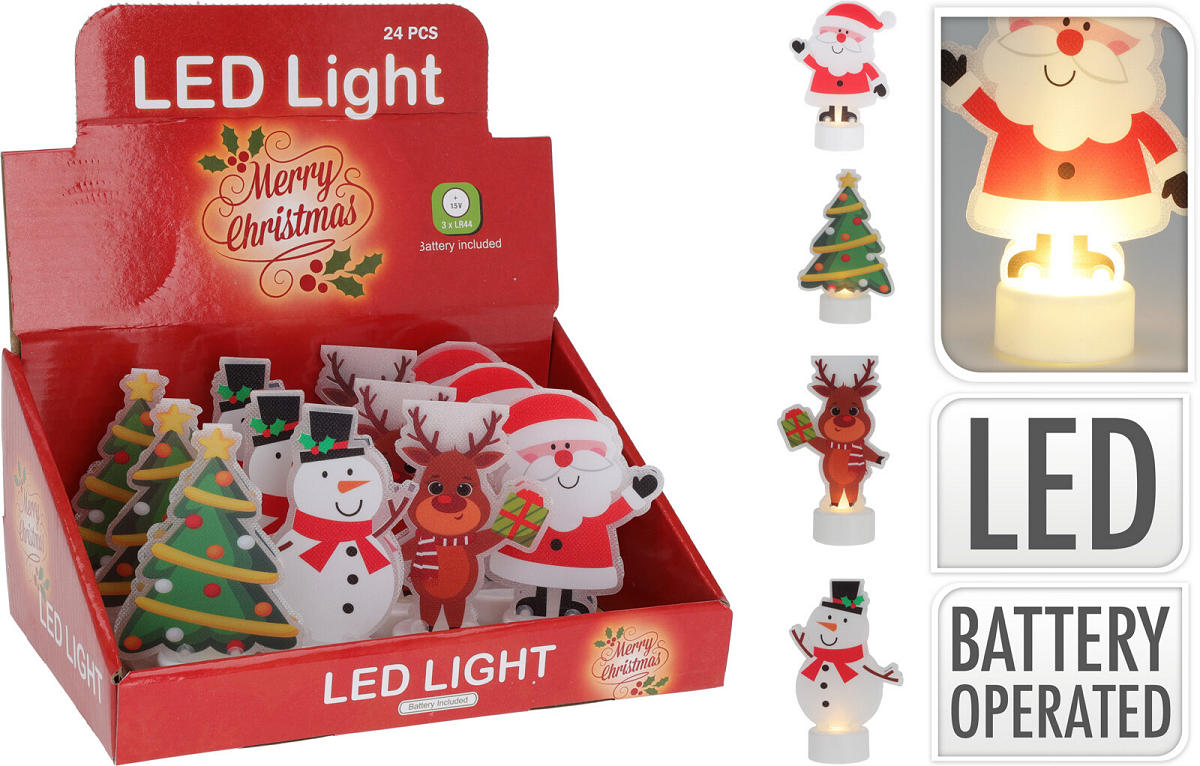 LED THEELICHT + KERSTFIGUUR - 8720573357739 - 504096
