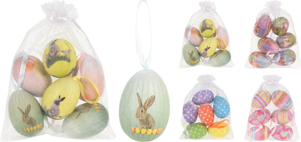 PAAS EITJES 7CM 6 STUKS MET PRINT - 8720573922722 - 534568