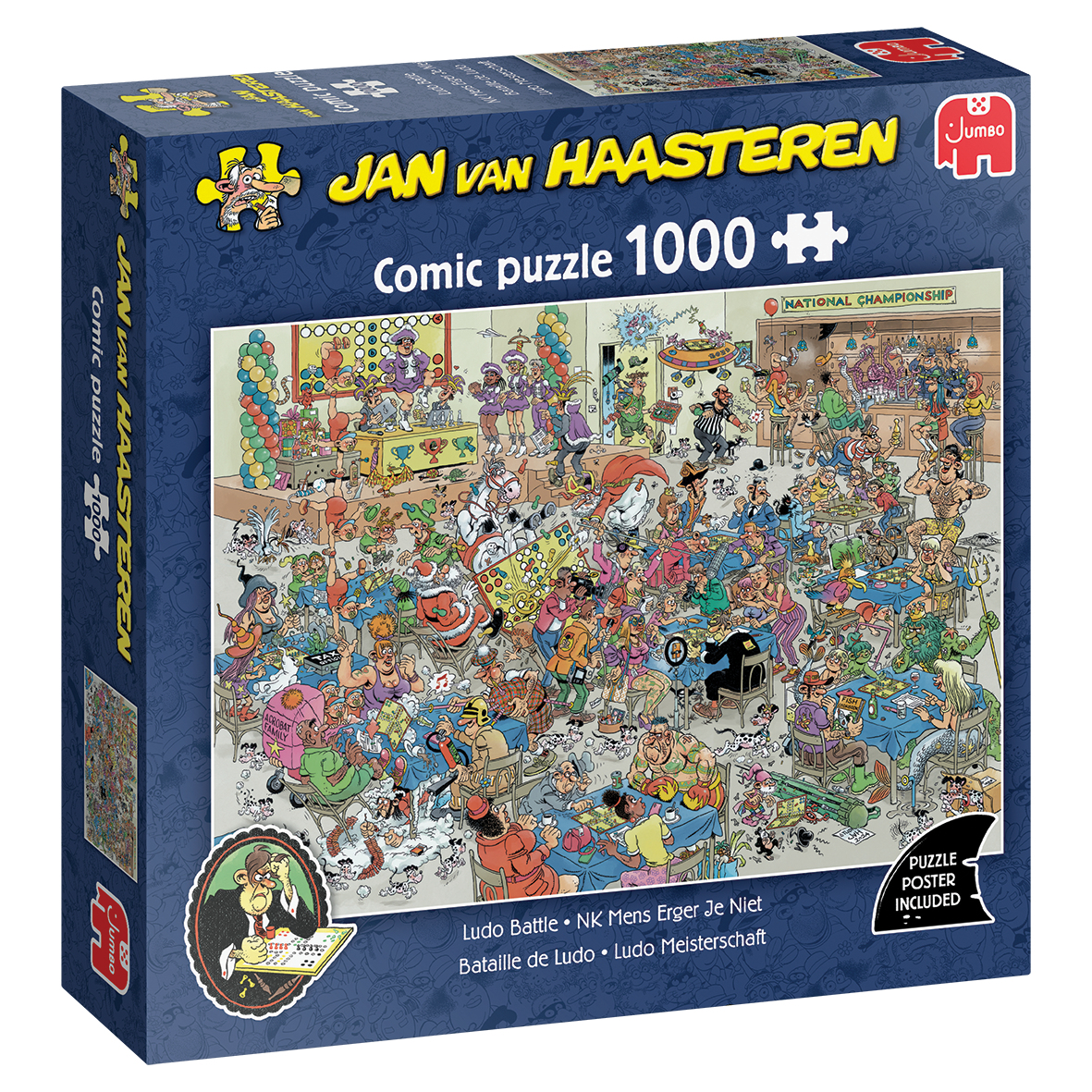 PUZZEL JVH  MENS ERGER JE NIET 1000 STUK - 8721017602613 - 517746