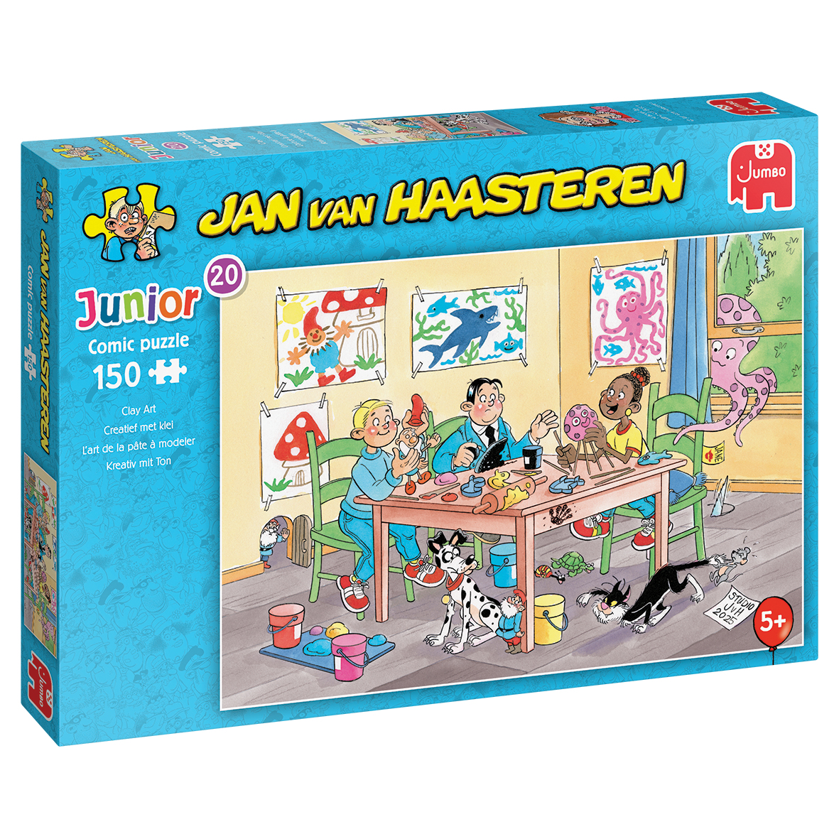 JVH PUZZEL CREATIEF MET KLEI JUNIOR 150 - 8721017603351 - 519886