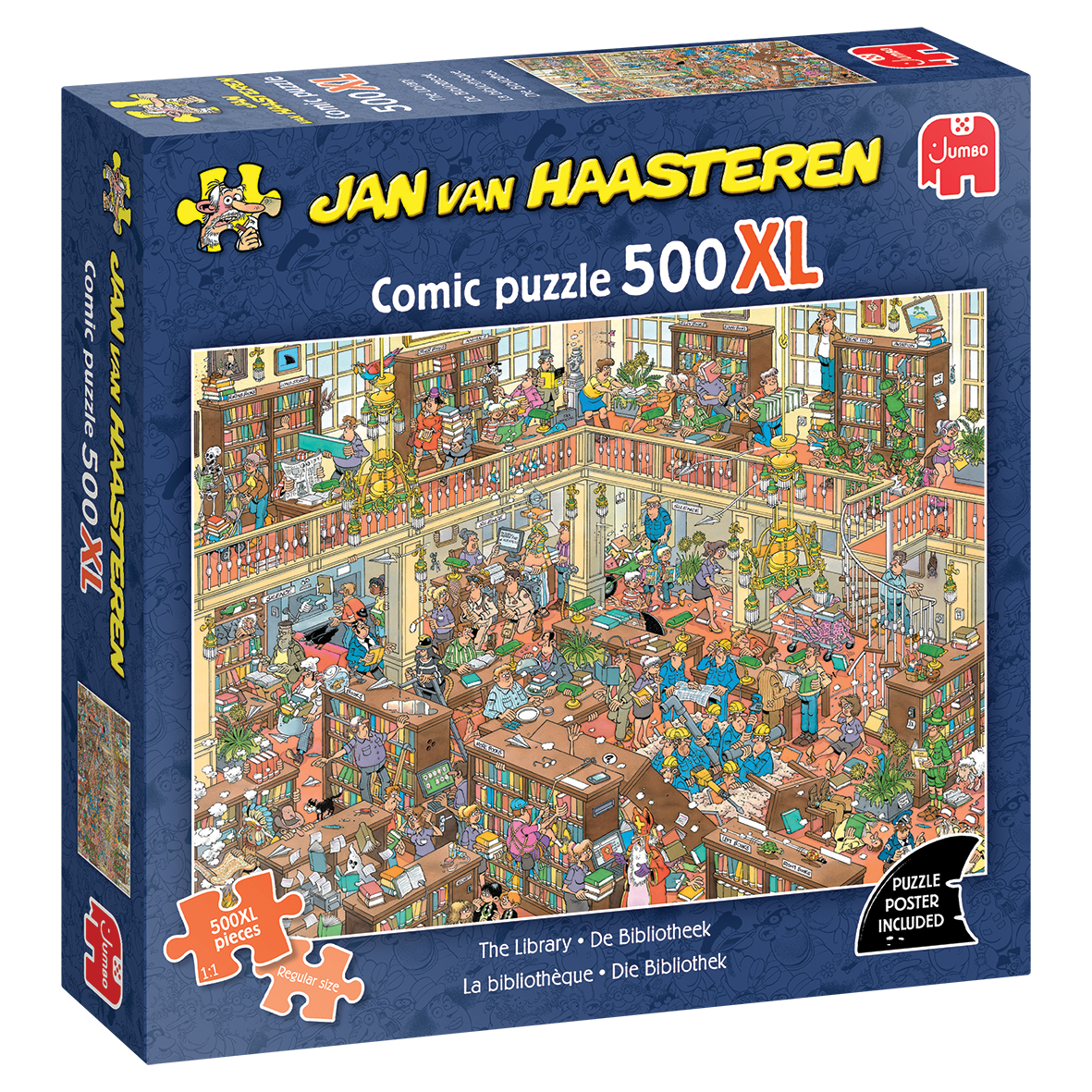 JUMBO PUZZEL BIBLIOTHEEK 500 XL JAN V H - 8721017607915 - 0010539372