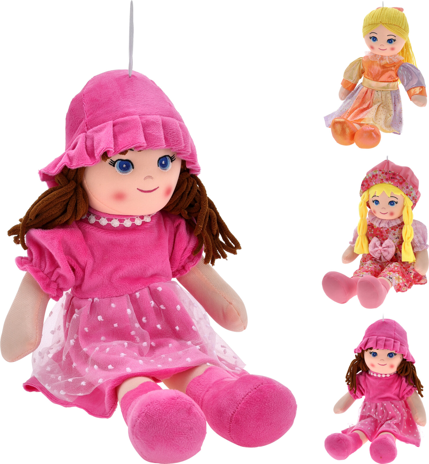 BABY ROSE 50 CM ZACHTE POP MEISJE - 8721037109994 - 536288