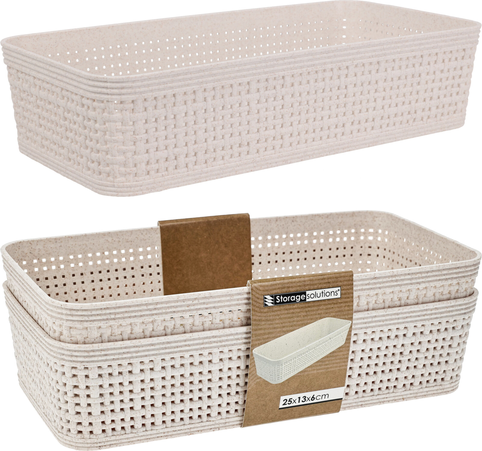 CURVER OPBERGMAND RATTAN SAND 25X13X6 CM - 8721037325257 - 537188