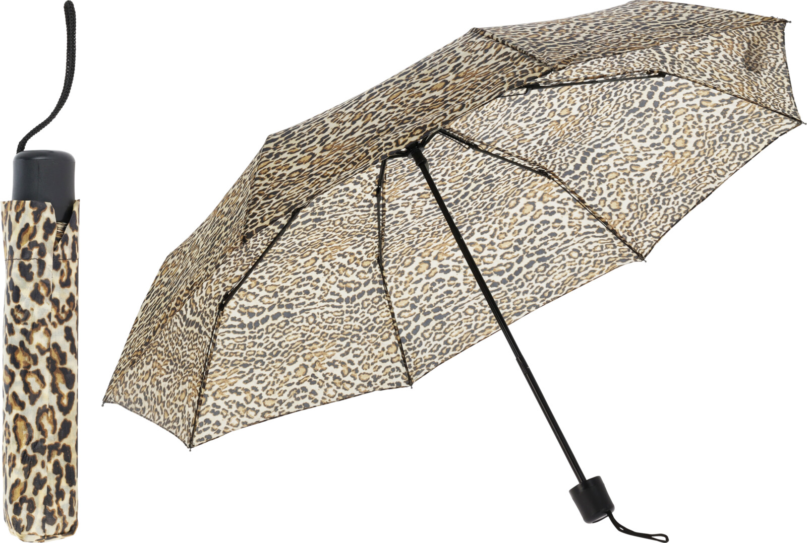 VOUWPARAPLU LUIPAARD - 8721037358248 - 416030