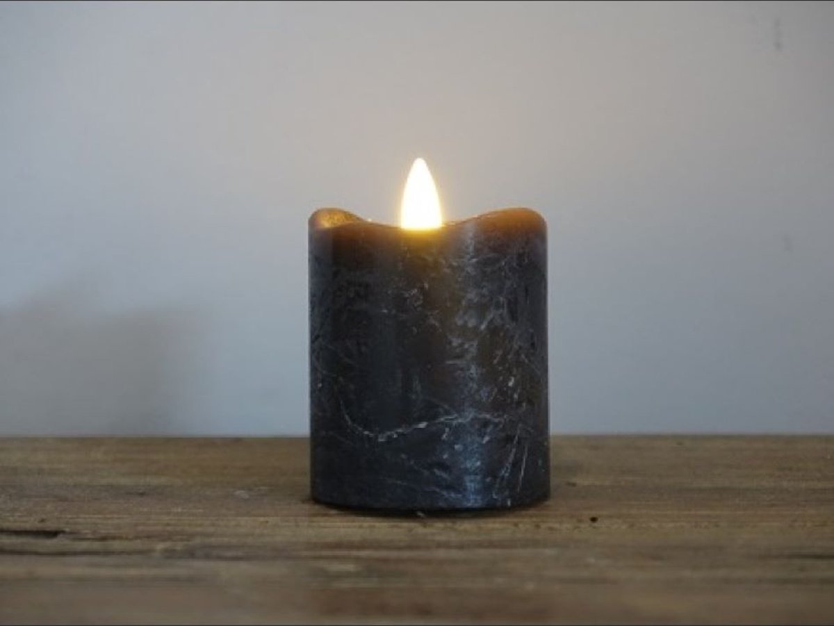 LED STOMPKAARSJE 5 X 6 CM 2 STUKS ZWART - 9 10 20 30 40 44 - 532581