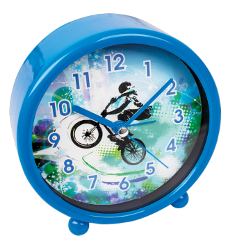 KINDER WEKKER FIETS BLAUW - 9 10 20 30 40 50 60 70 80 90 100 110 120 130 140 150 160 170 180 190 196 - 533017