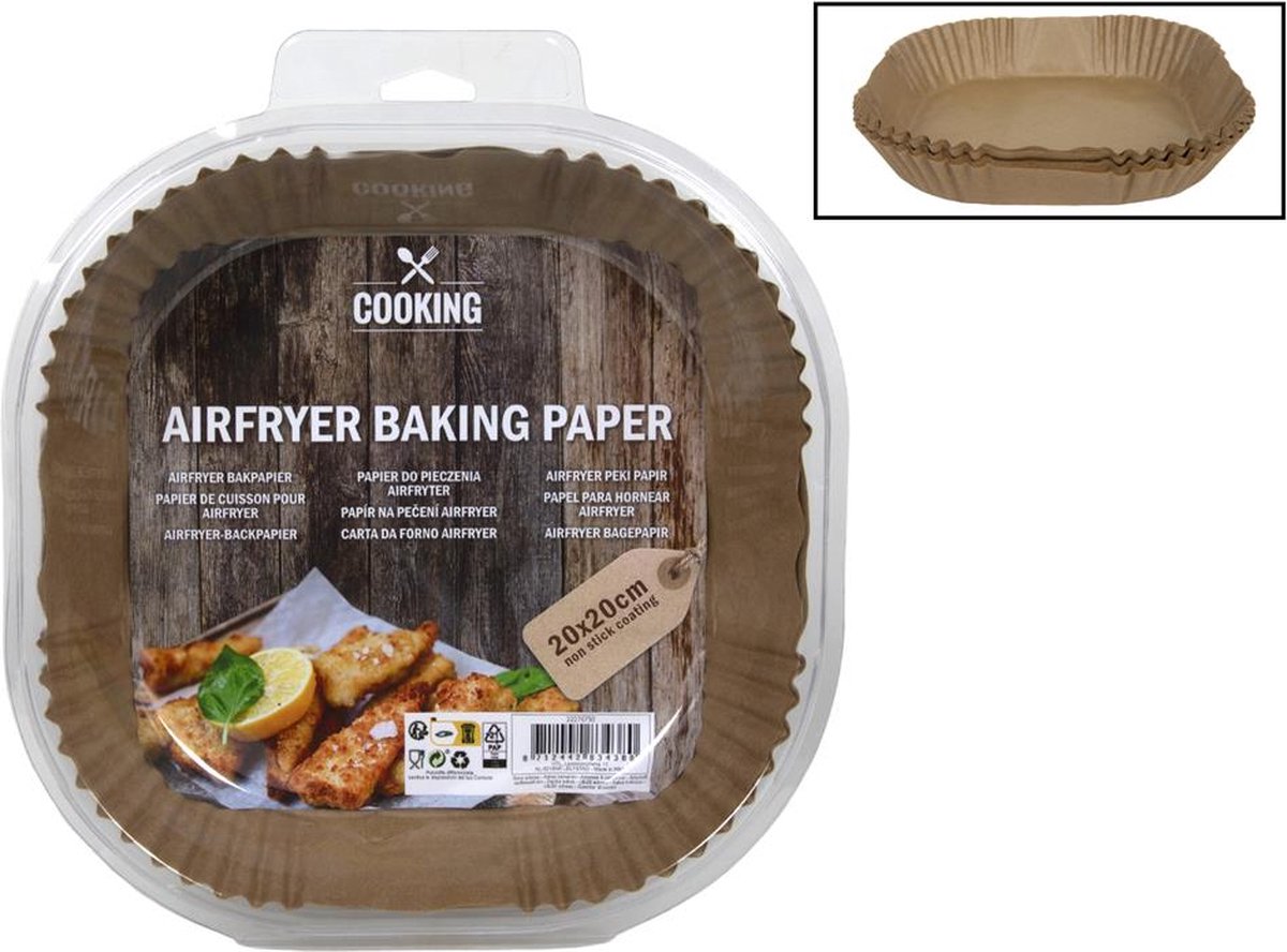 BAKPAPIER AIRFRYER BAKPAPIER 20 CM 50 ST - 9 10 20 30 40 50 60 70 80 90 100 110 120 130 140 150 160 170 180 190 200 210 220 230 240 250 260 270 273 - 014686
