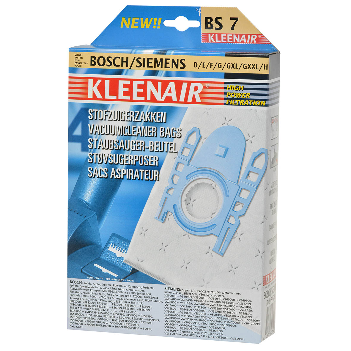 KLEENAIR STOFZUIGERZAK BS7 BOSCH/SIEMEN - 9 - 024163
