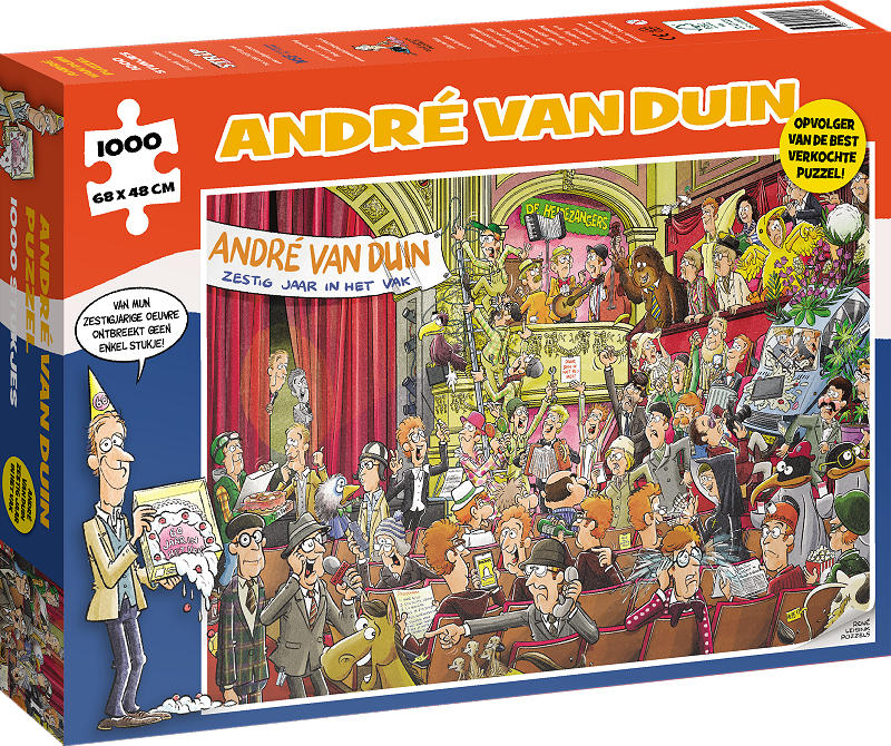 PUZZEL ANDRE VAN DUIN 60 JAAR 1000 ST - 9789464860320 - 534799