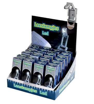 BED LEESLAMPJE ZILVER + BOEKCLIP - Bedleea - 282912