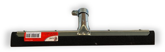 VERO VLOERTREKKER METAAL + SCHUIMRUBBER - Gejoma vloertrekker metaal natuur zwart 35 cm - 016660