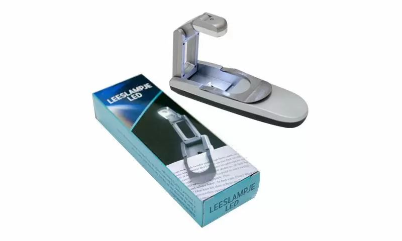 BED LEESLAMPJE ZILVER + BOEKCLIP - Leeslamp 1 - 282912