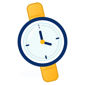 Illustratie van een horloge