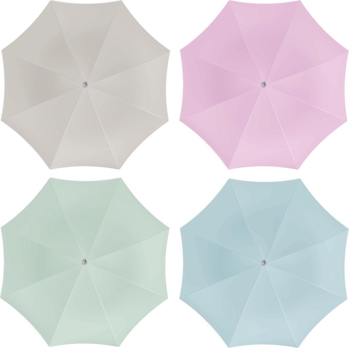 STRAND PARASOL  180 CM POLYESTER PASTEL - Parssol 15614 - 525321