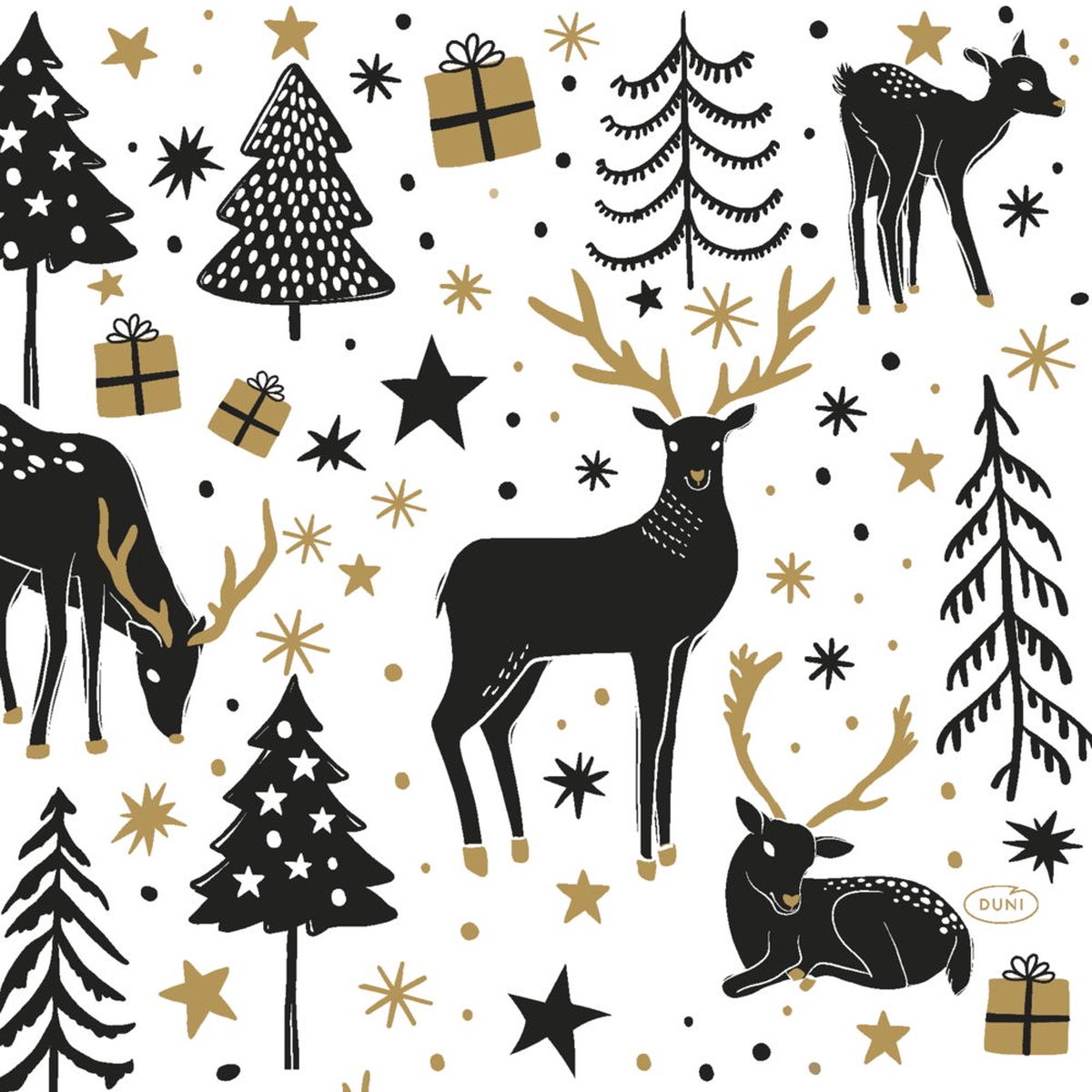 KERST SERVETTEN MAGIC WINTER 33X33CM - Servetsaf - 533393