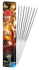 STERRETJES 16CM 8 STUKS KINDERVUURWERK - Sterretje - 025132