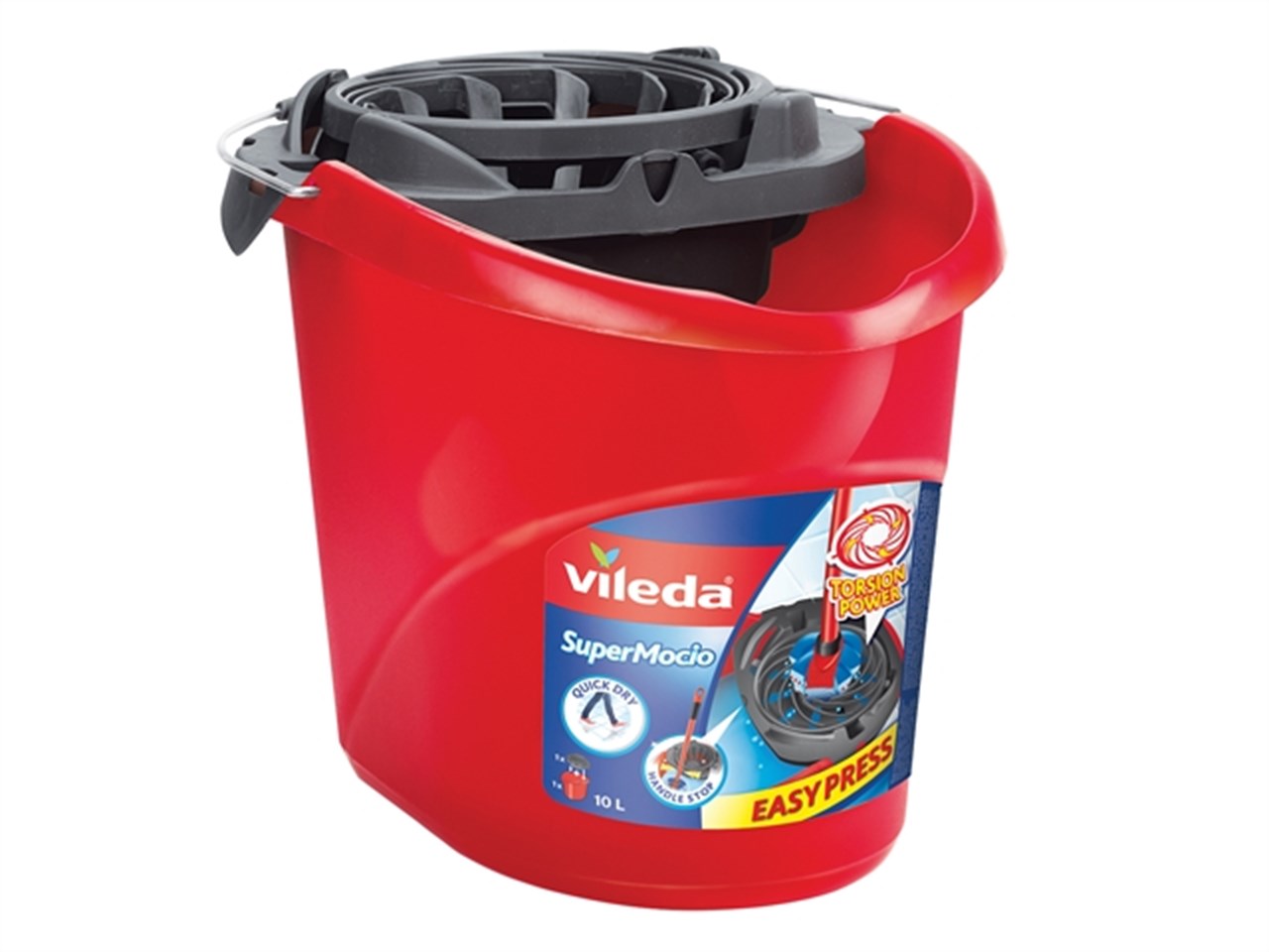 EMMER VILEDA SUPER MOCIO ROOD - Vileda super mocio mopemmer met korf - 025567
